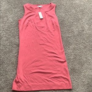 New York & company pink knee length dress